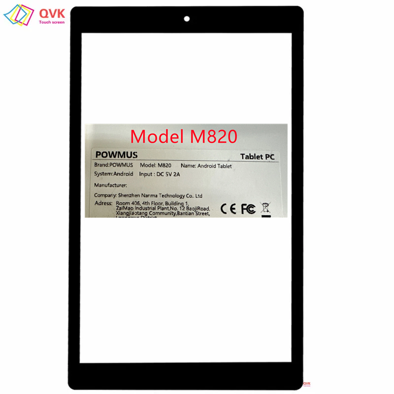 Tablet Pc Accessories - 10.1 pouces noir pour POWMUS M820