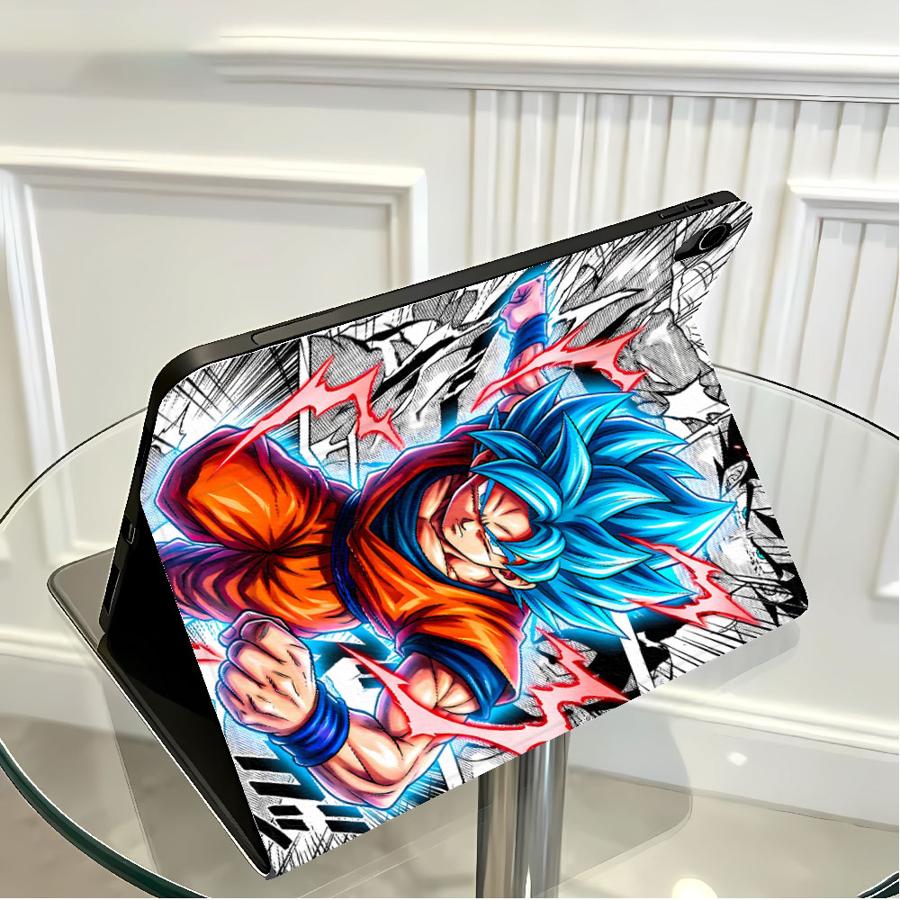 Samsung Tablet S9 Accessories - Étui Dragon Ball Goku avec emplacement