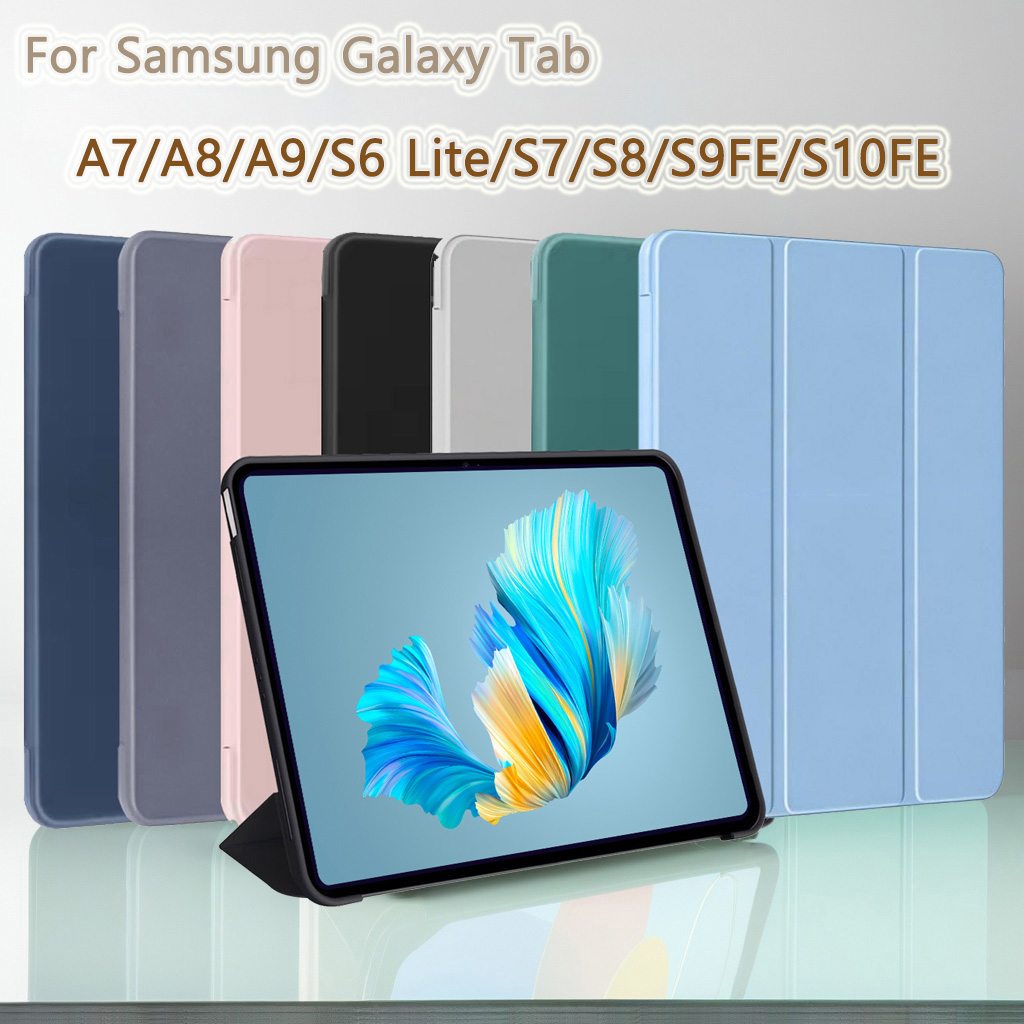 Samsung Tablet S9 Accessories - Coque magnétique en silicone, étui pour