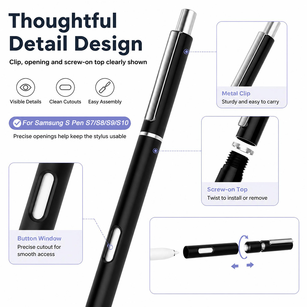 Nouvel étui pour stylet S Pen  - Samsung Tablet S9 Accessories avis et prix