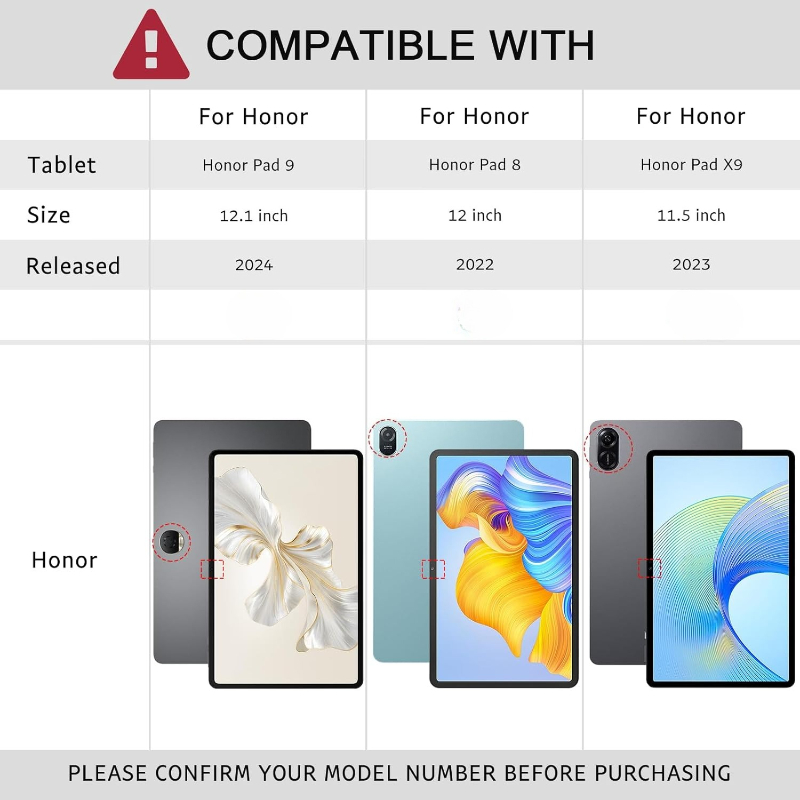 Étui support rotatif à 360° po - Honor Tablet X9 Accessories avis et prix