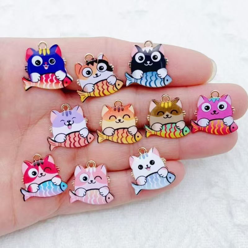 10 pièces de pendentifs animau - Mobile & Tablet Accessories avis et prix