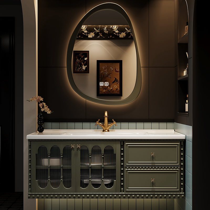 Armoire de salle de bain en ve - Mobile & Tablet Accessories avis et prix