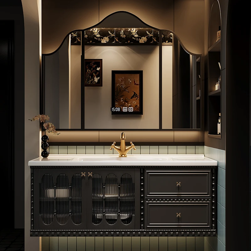 Armoire de salle de bain en ve - Mobile & Tablet Accessories avis et prix